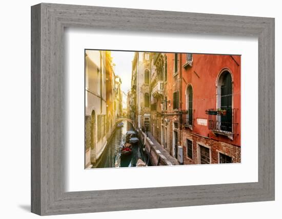 Venetian Sunlight - Rio de le Do Torre-Philippe HUGONNARD-Framed Photographic Print