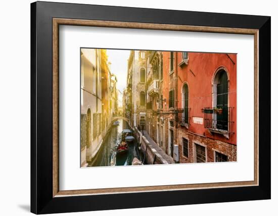 Venetian Sunlight - Rio de le Do Torre-Philippe HUGONNARD-Framed Photographic Print