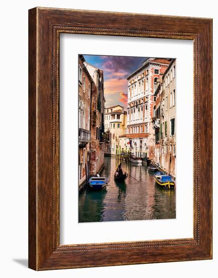 Venetian Sunlight - Romantic Venice-Philippe HUGONNARD-Framed Photographic Print