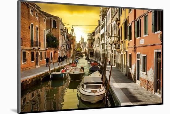 Venetian Sunlight - San Barnaba Sunset-Philippe HUGONNARD-Mounted Photographic Print