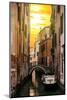 Venetian Sunlight - Small Canal Bridge-Philippe HUGONNARD-Mounted Photographic Print