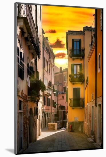 Venetian Sunlight - Sunrise Street-Philippe HUGONNARD-Mounted Photographic Print