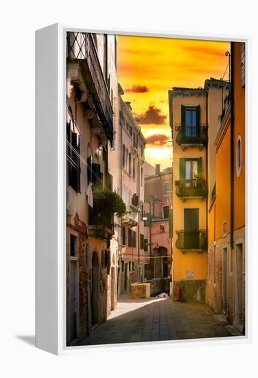 Venetian Sunlight - Sunrise Street-Philippe HUGONNARD-Framed Premier Image Canvas