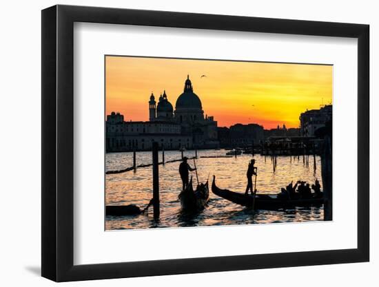 Venetian Sunlight - Sunset Shadows-Philippe HUGONNARD-Framed Photographic Print