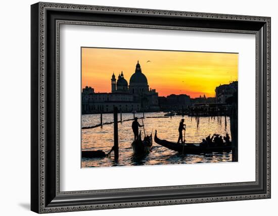 Venetian Sunlight - Sunset Shadows-Philippe HUGONNARD-Framed Photographic Print