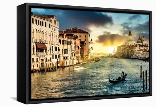 Venetian Sunlight - The Grand Canal-Philippe HUGONNARD-Framed Premier Image Canvas