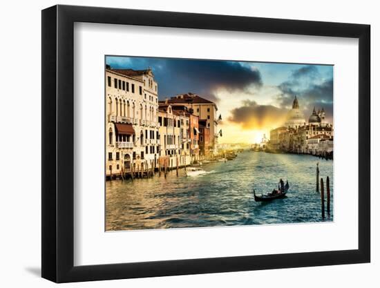 Venetian Sunlight - The Grand Canal-Philippe HUGONNARD-Framed Photographic Print