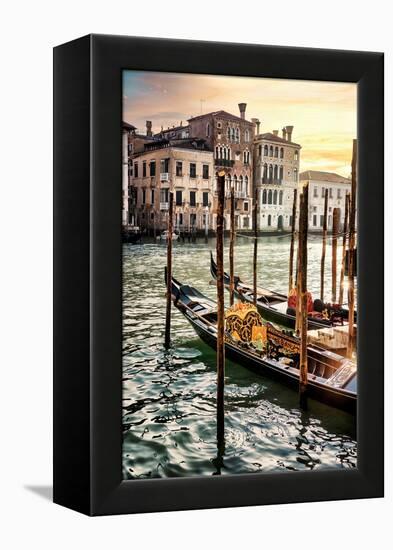 Venetian Sunlight - Traditional Gondolas-Philippe HUGONNARD-Framed Premier Image Canvas