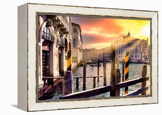 Venetian Sunlight - Venice Piers-Philippe HUGONNARD-Framed Premier Image Canvas