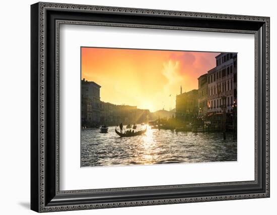 Venetian Sunlight - Venice The Golden Hour-Philippe HUGONNARD-Framed Photographic Print