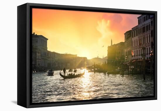 Venetian Sunlight - Venice The Golden Hour-Philippe HUGONNARD-Framed Premier Image Canvas