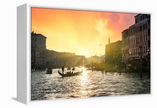 Venetian Sunlight - Venice The Golden Hour-Philippe HUGONNARD-Framed Premier Image Canvas