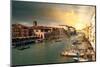 Venetian Sunlight - View of the Grand Canal-Philippe HUGONNARD-Mounted Photographic Print