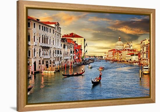 Venetian Sunset-Maugli-l-Framed Stretched Canvas