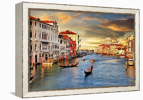 Venetian Sunset-Maugli-l-Framed Stretched Canvas