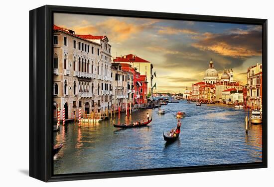 Venetian Sunset-Maugli-l-Framed Stretched Canvas