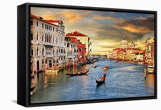 Venetian Sunset-Maugli-l-Framed Stretched Canvas