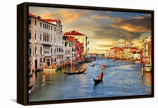 Venetian Sunset-Maugli-l-Framed Stretched Canvas