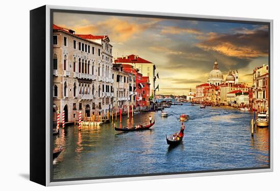 Venetian Sunset-Maugli-l-Framed Stretched Canvas