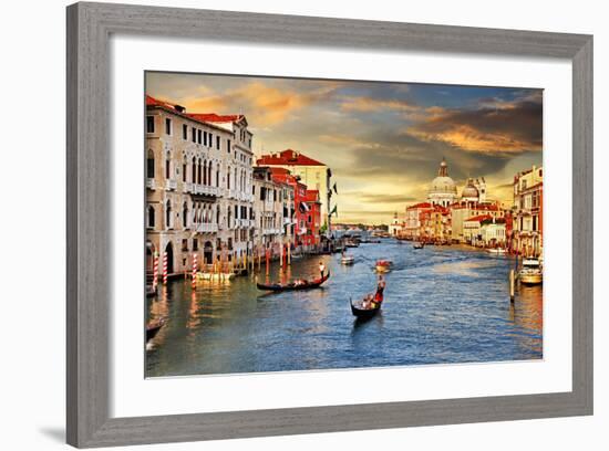 Venetian Sunset-Maugli-l-Framed Premium Giclee Print