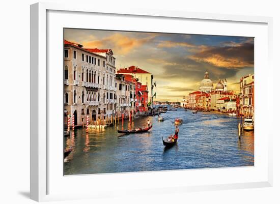 Venetian Sunset-Maugli-l-Framed Premium Giclee Print