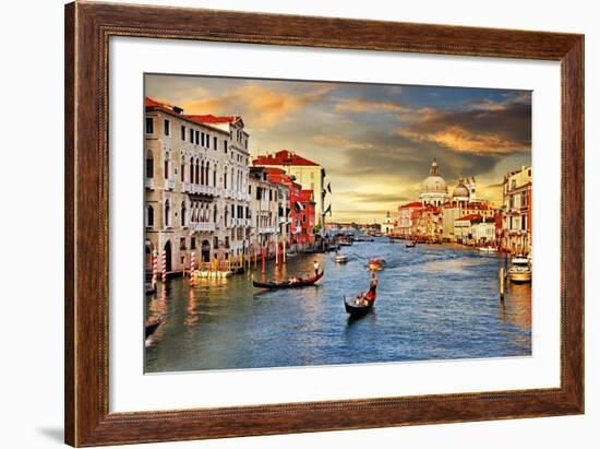 Venetian Sunset-Maugli-l-Framed Premium Giclee Print