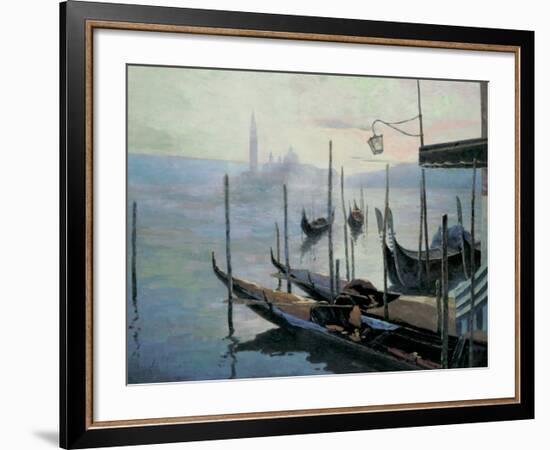 Venetian Twilight-Julien V-Framed Art Print