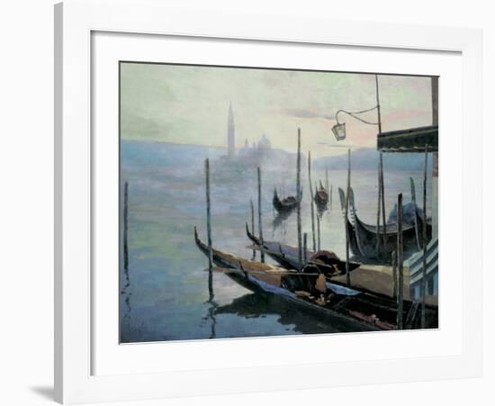 Venetian Twilight-Julien V-Framed Art Print