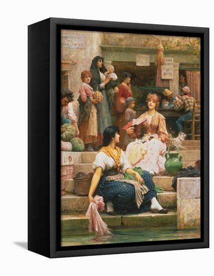 Venetians, 1885-Sir Samuel Luke Fildes-Framed Premier Image Canvas