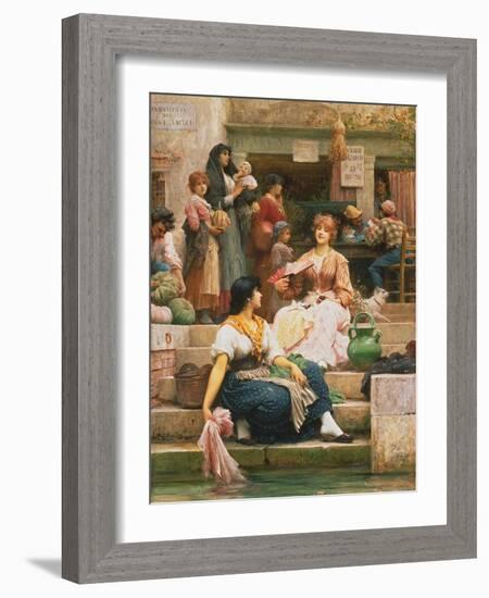 Venetians, 1885-Sir Samuel Luke Fildes-Framed Giclee Print