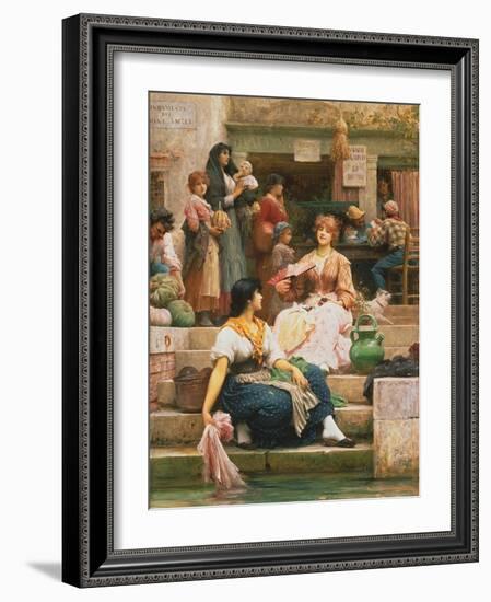 Venetians, 1885-Sir Samuel Luke Fildes-Framed Giclee Print