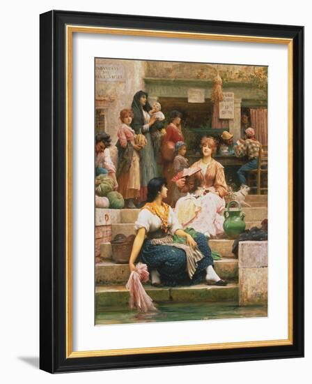 Venetians, 1885-Sir Samuel Luke Fildes-Framed Giclee Print