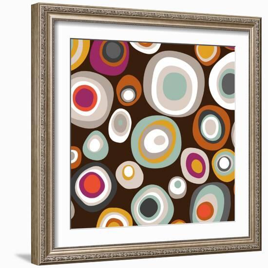 Veneto Boho Spots-Sharon Turner-Framed Art Print