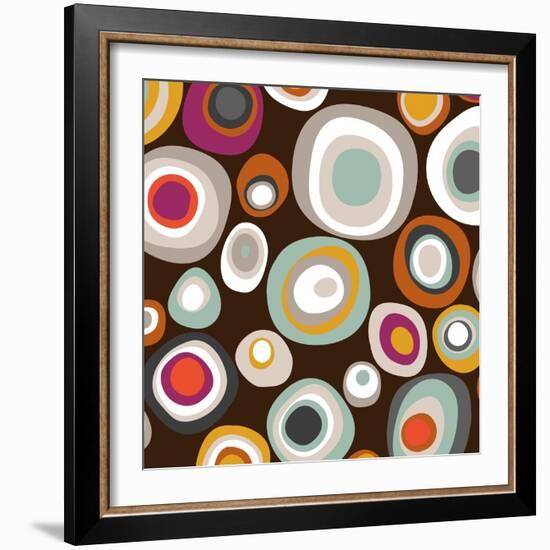 Veneto Boho Spots-Sharon Turner-Framed Art Print