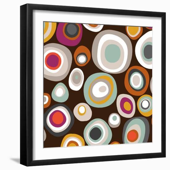 Veneto Boho Spots-Sharon Turner-Framed Art Print