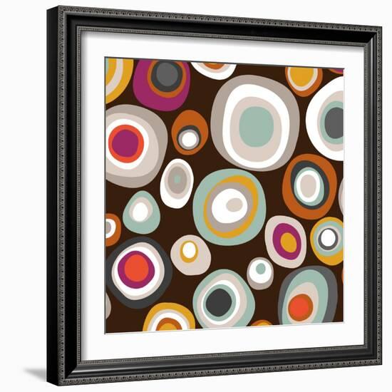 Veneto Boho Spots-Sharon Turner-Framed Art Print