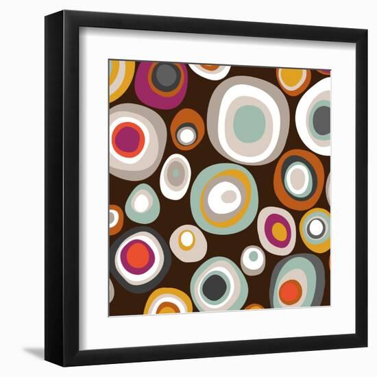 Veneto Boho Spots-Sharon Turner-Framed Art Print