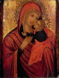 Madonna and Child, C.1650 (Panel)-Veneto-Byzantine-Framed Premier Image Canvas