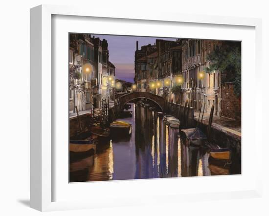 Venezia al Crepuscolo-Guido Borelli-Framed Giclee Print