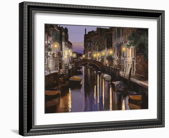 Venezia al Crepuscolo-Guido Borelli-Framed Giclee Print