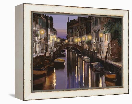 Venezia al Crepuscolo-Guido Borelli-Framed Premier Image Canvas