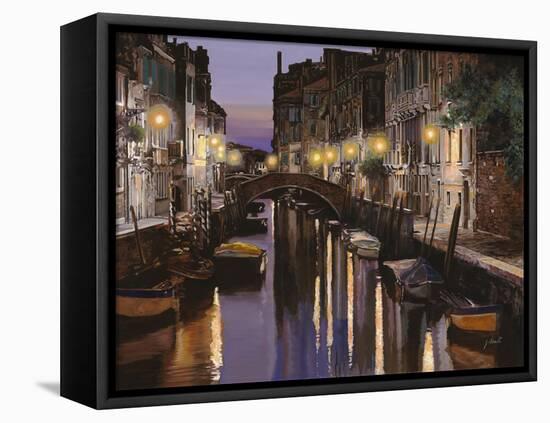 Venezia al Crepuscolo-Guido Borelli-Framed Premier Image Canvas