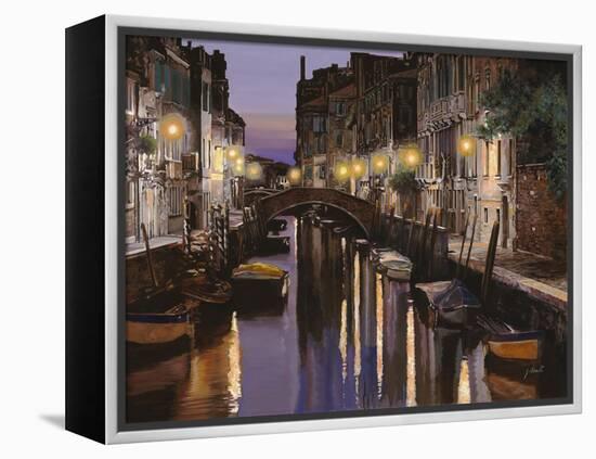 Venezia al Crepuscolo-Guido Borelli-Framed Premier Image Canvas