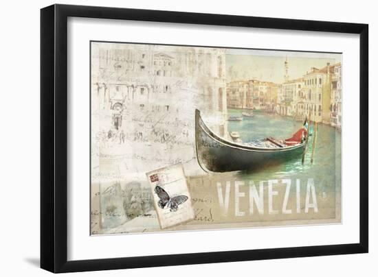 Venezia Butterfly-Andrew Michaels-Framed Art Print