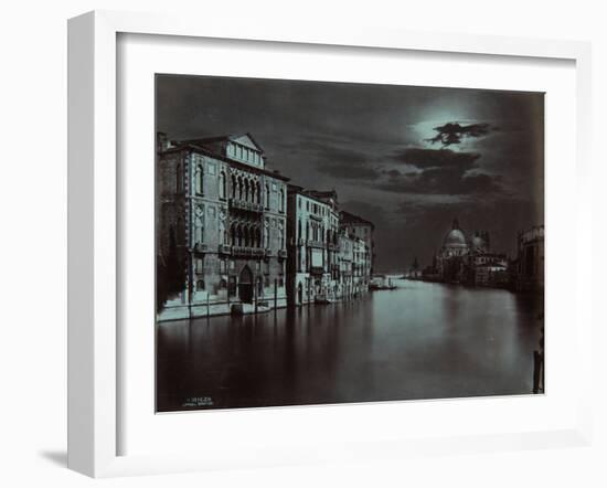 Venezia: Canal Grande, No, 11, 1870-80-Carlo Maratti-Framed Photographic Print