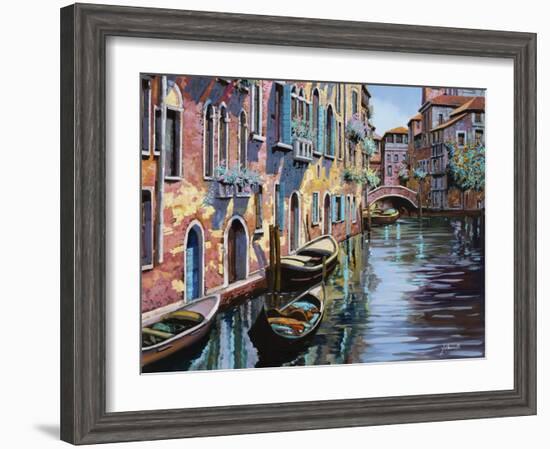 Venezia in Rosa-Guido Borelli-Framed Giclee Print