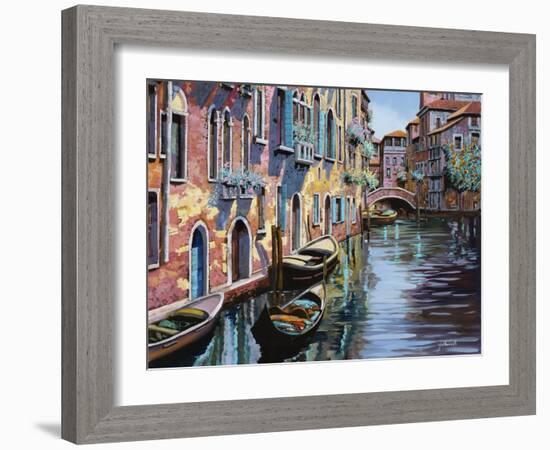 Venezia in Rosa-Guido Borelli-Framed Giclee Print