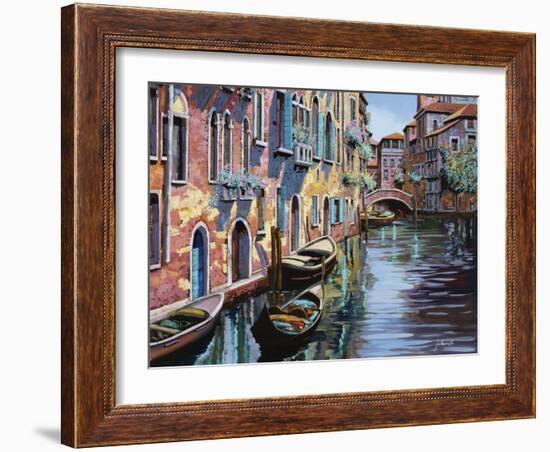 Venezia in Rosa-Guido Borelli-Framed Giclee Print