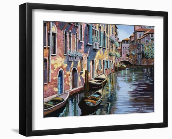 Venezia in Rosa-Guido Borelli-Framed Giclee Print