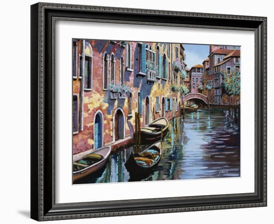 Venezia in Rosa-Guido Borelli-Framed Giclee Print